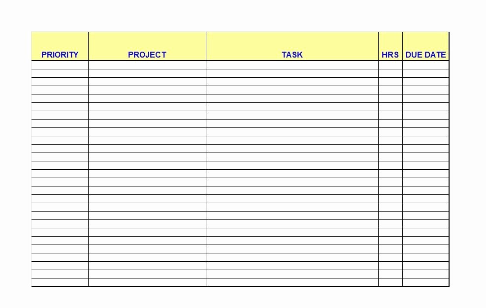 51 Free Printable to Do List &amp; Checklist Templates Excel