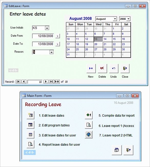 51 Microsoft Access Templates – Free Samples Examples
