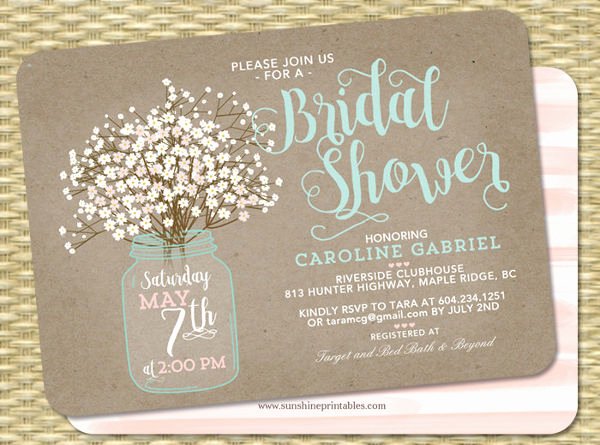 51 Printable Bridal Shower Invitation Designs Psd Ai