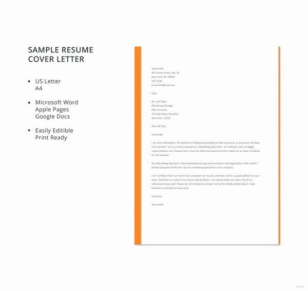 51 Simple Cover Letter Templates Pdf Doc