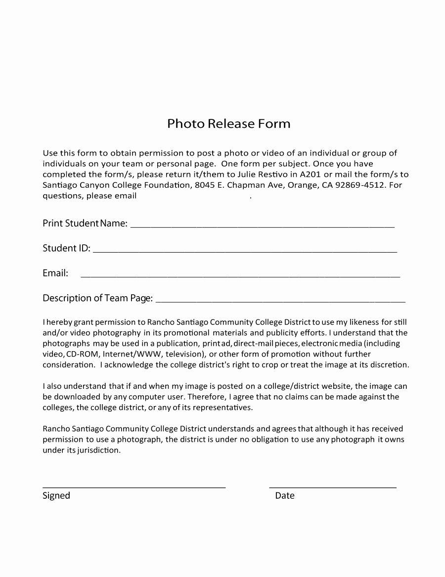 53 Free Release form Templates [word Pdf