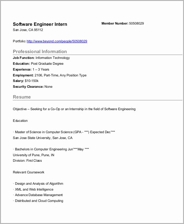54 Engineering Resume Templates