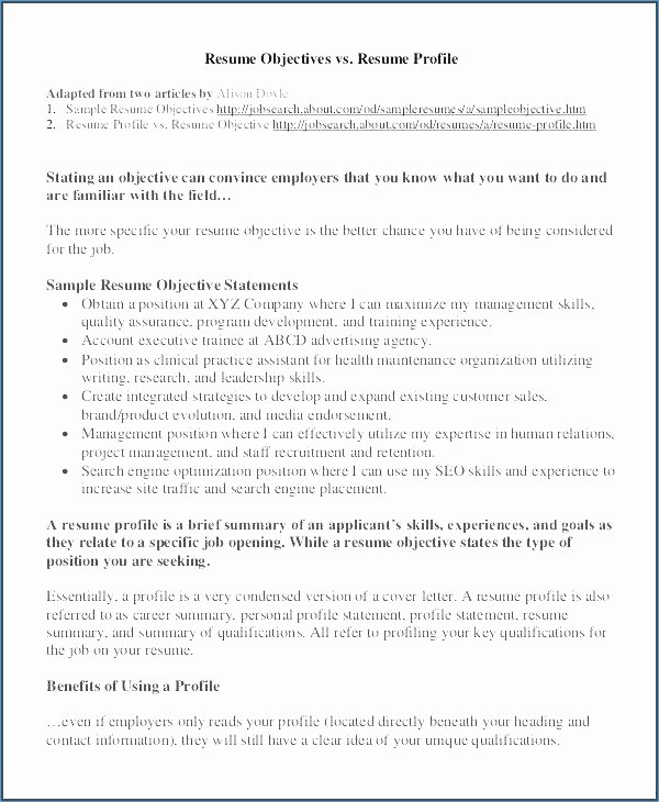 power statements for resume