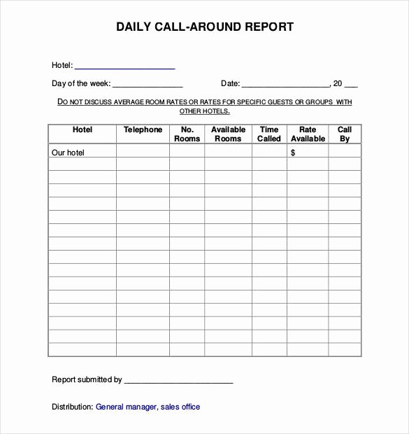 56 Daily Report Templates Pdf Doc Excel