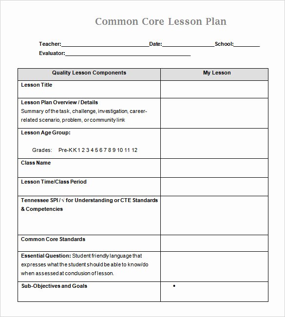 59 Lesson Plan Templates Pdf Doc Excel