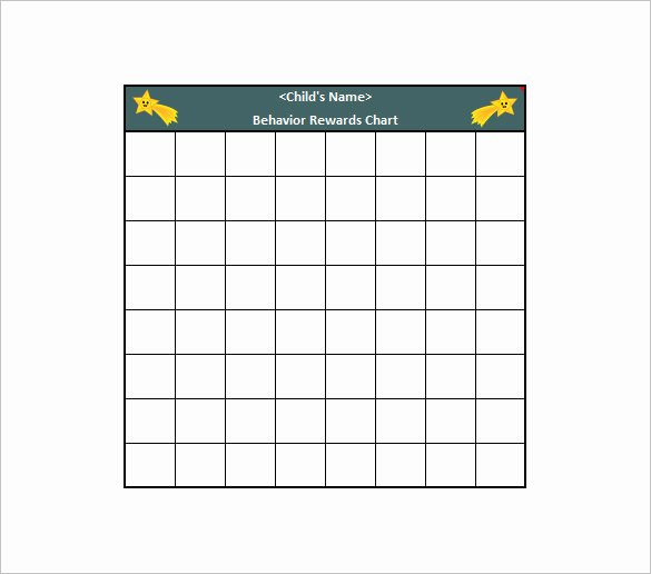 behavior chart template