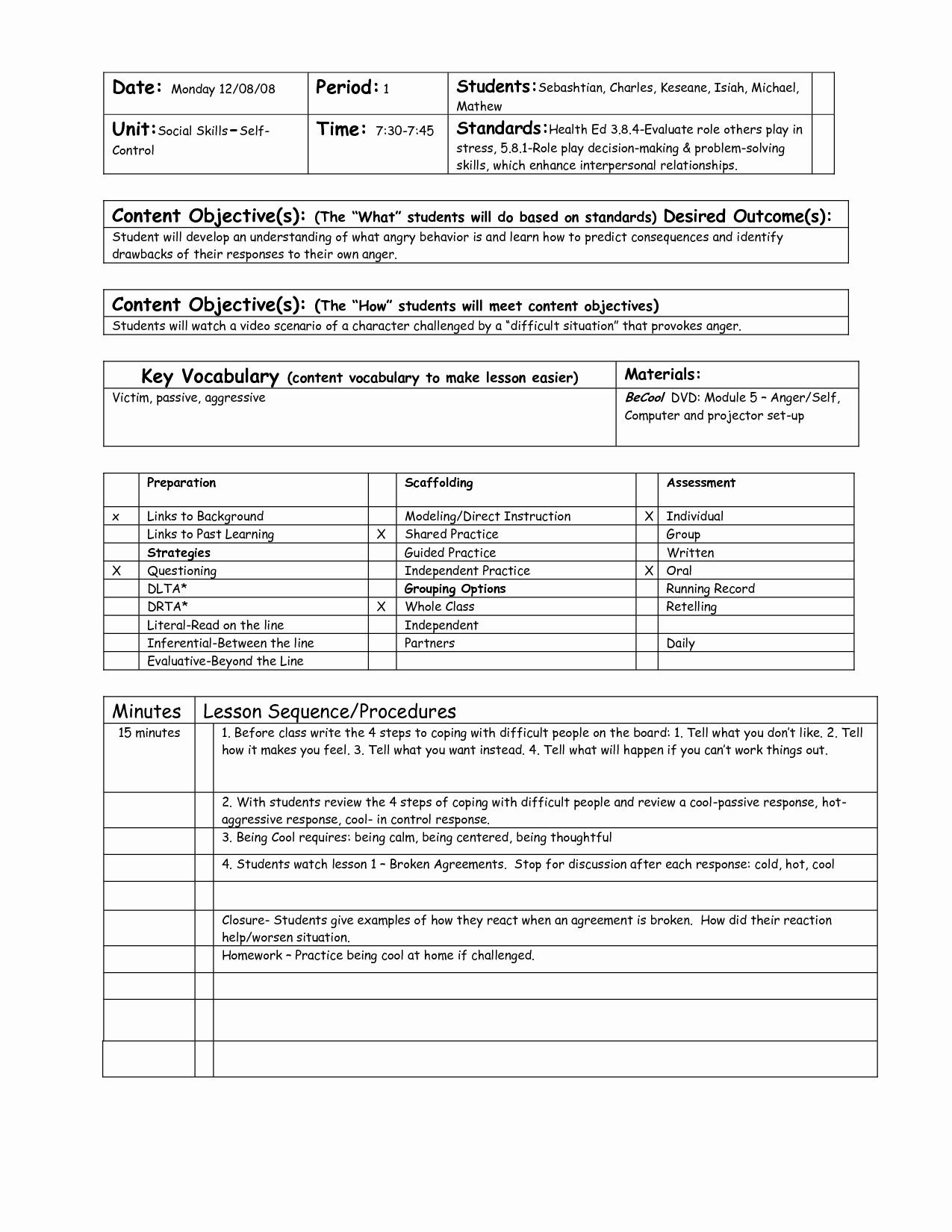 6 Best Of Decision Making Consequences Worksheet