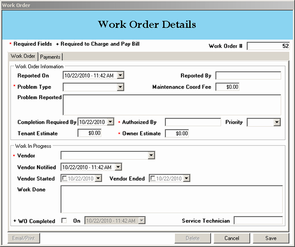 6 Best Of Manufacturing Work order Template