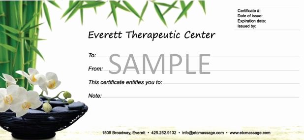 6 Best Of Massage Gift Certificate Template