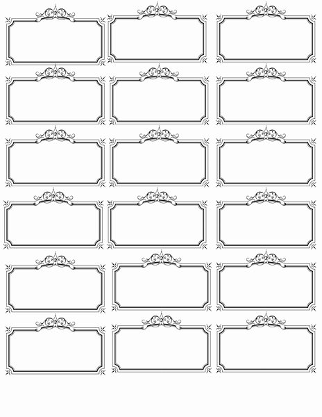 post name label template printable