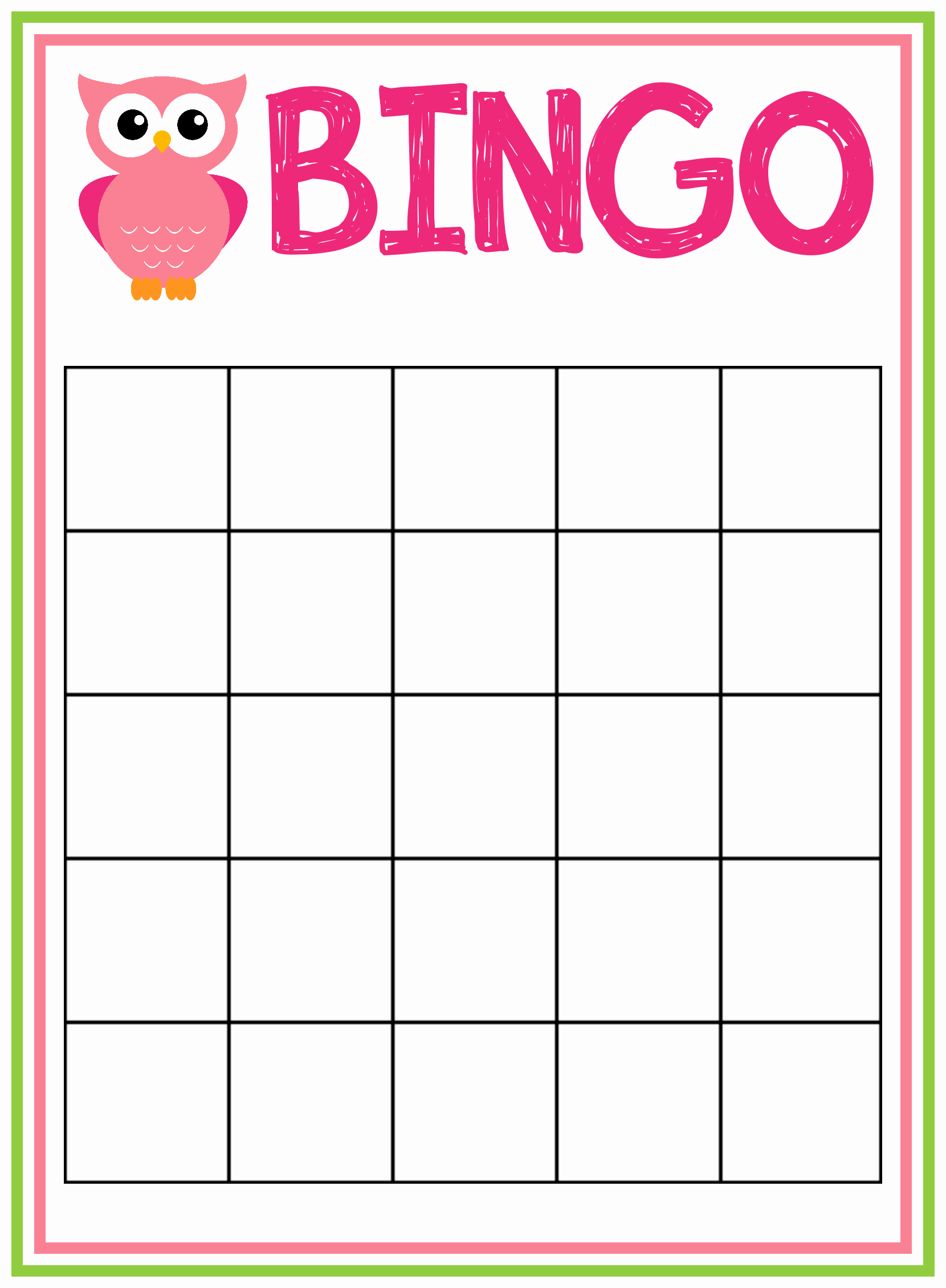 6 Best Of Printable Bingo forms Free Printable