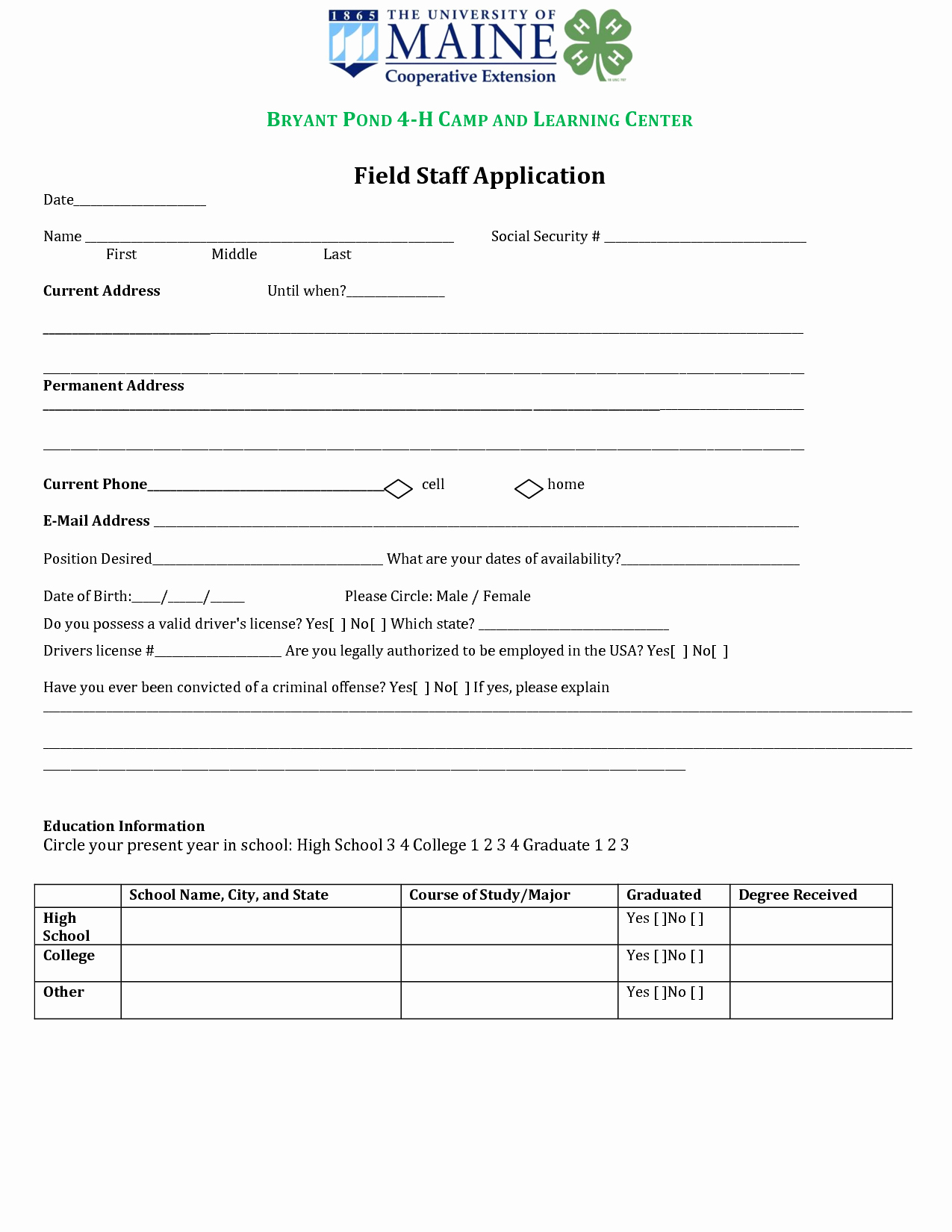 6 Best Of Scholarship Application form Printable