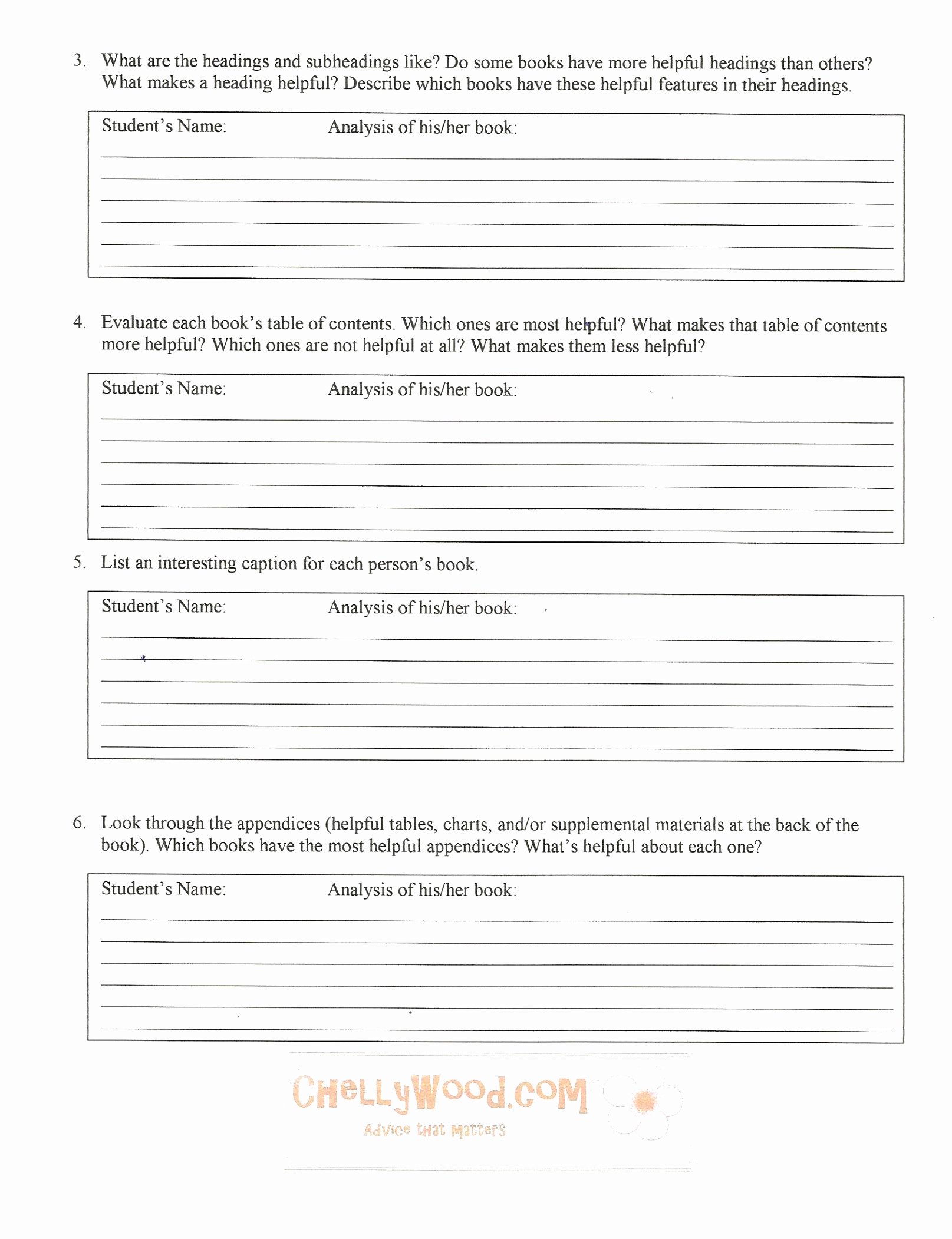 6 Book Review Template for High School Yryui