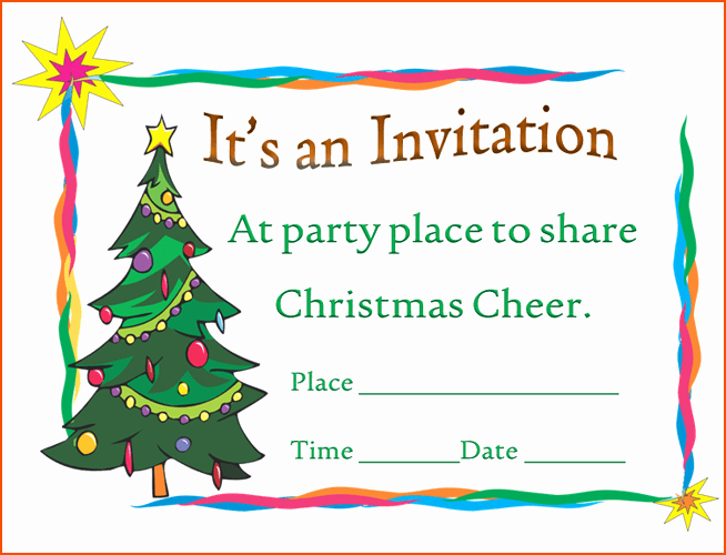 6 Christmas Party Invitation Template Bookletemplate