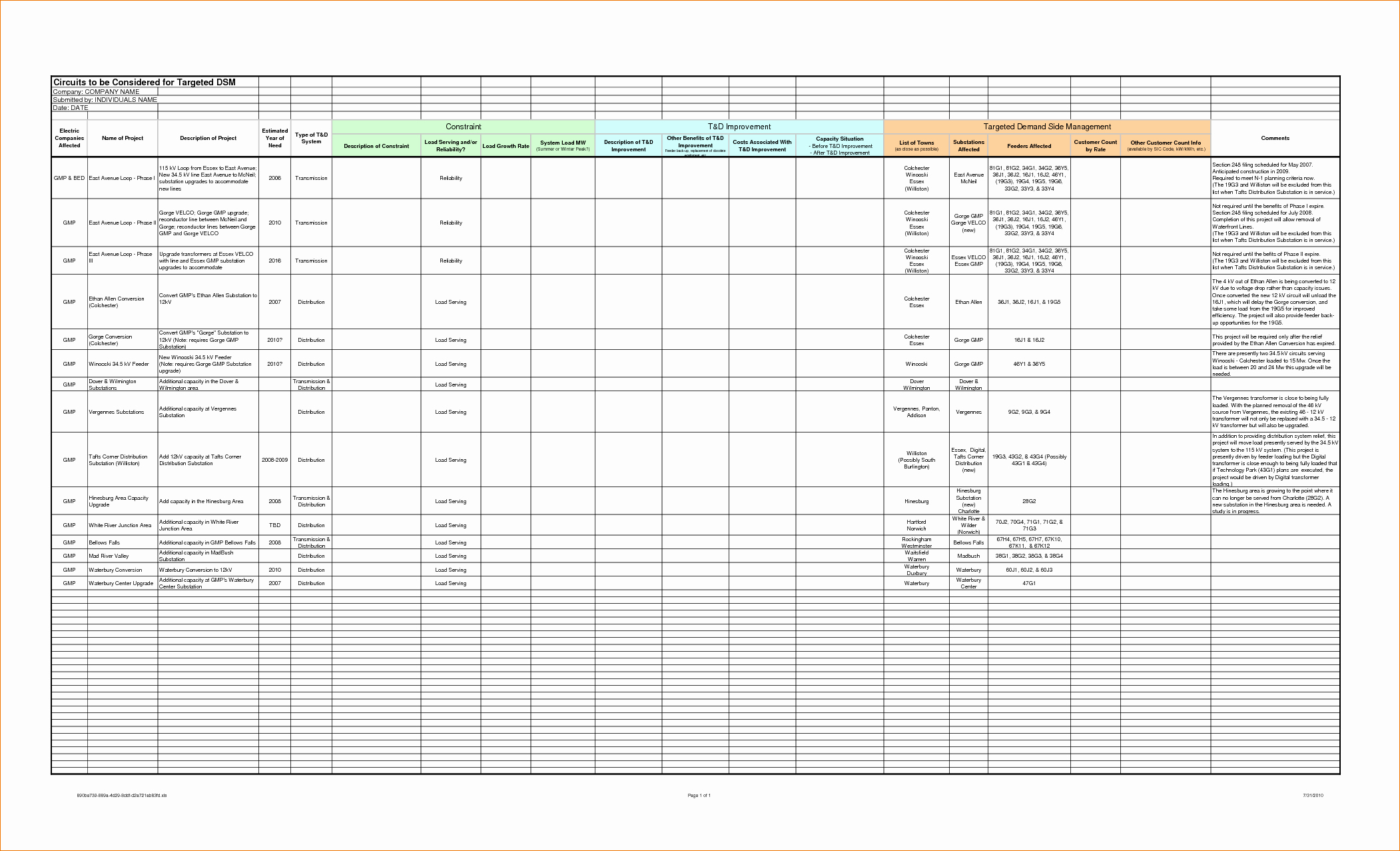 6 Construction Schedule Template Excel