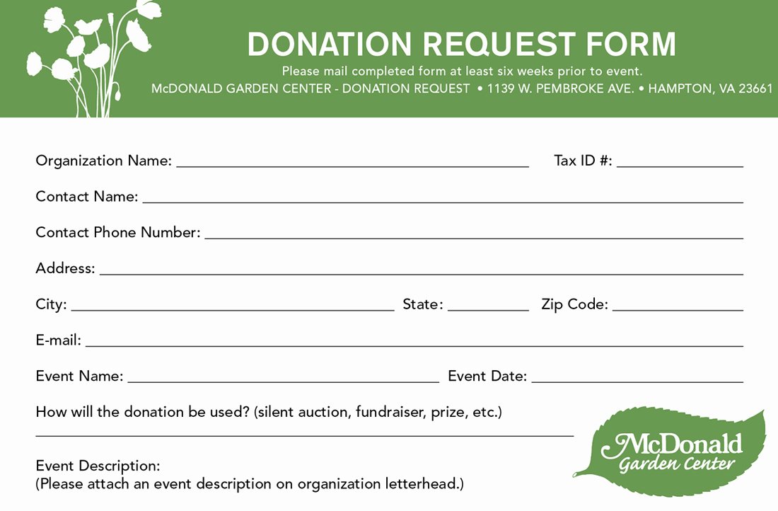 6 Donation form Templates Excel Pdf formats