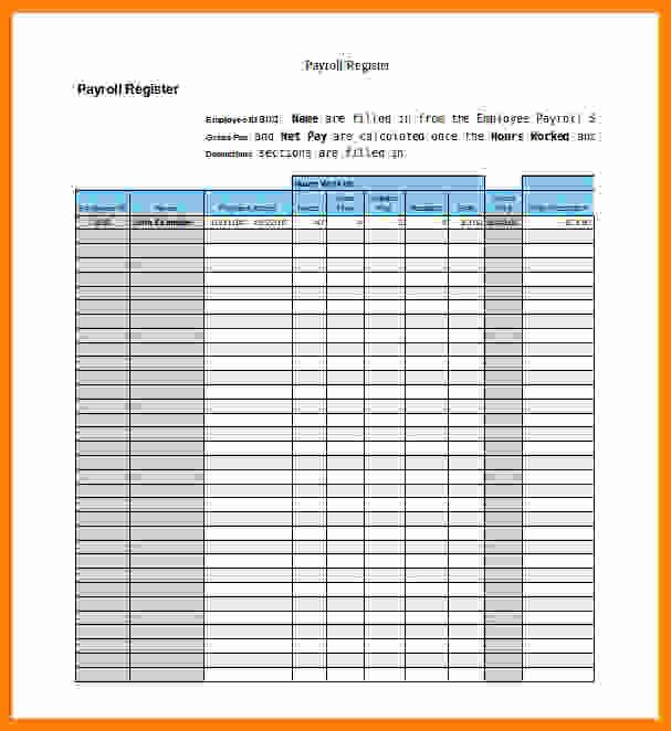 6 Employee Payroll Record Template