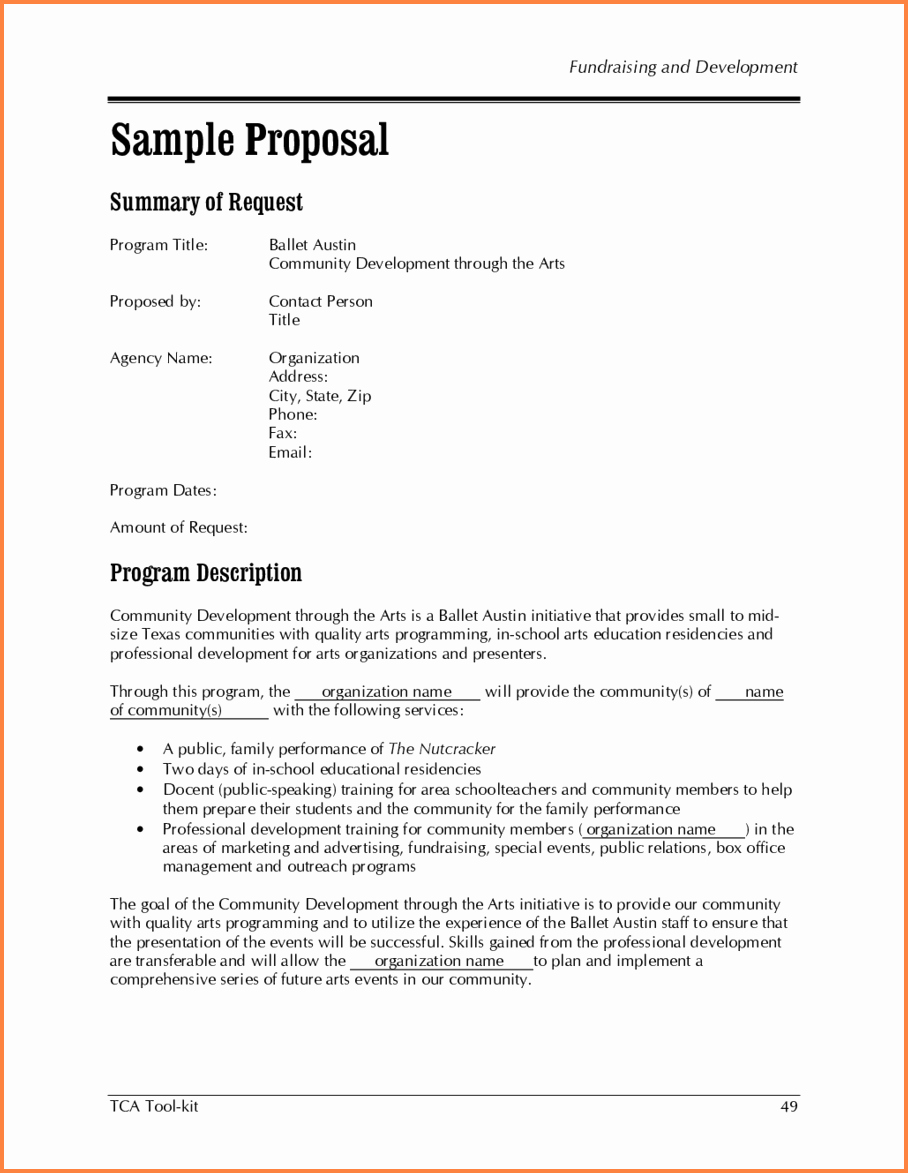 6 formal Business Proposal format