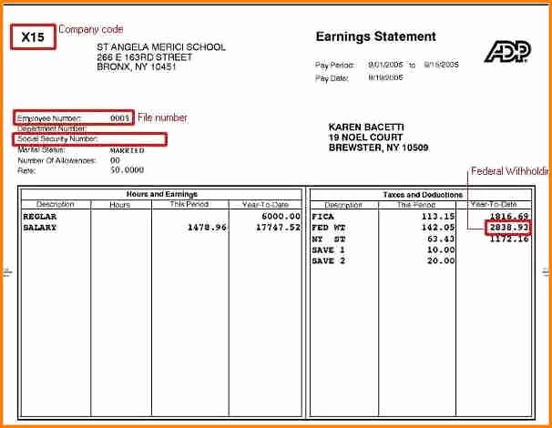 6 free pay stub template excel