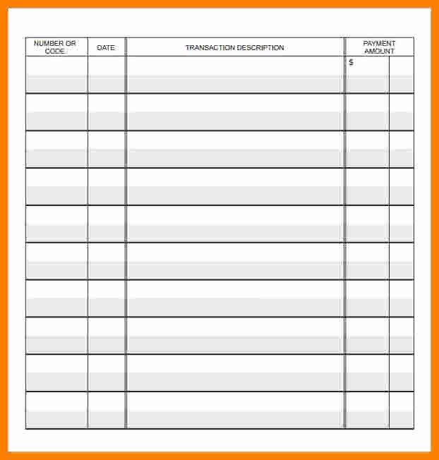 6 free printable checkbook ledger