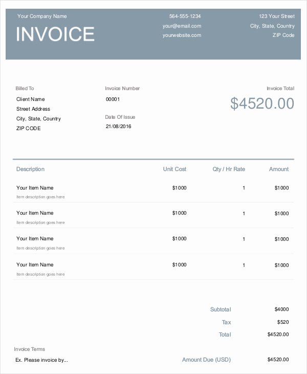 6 Freelance Invoice Examples &amp; Samples