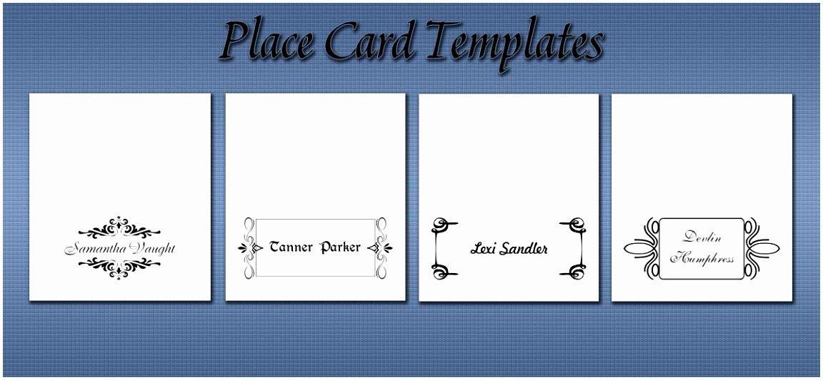 6 Gartner Place Card Template Aawer