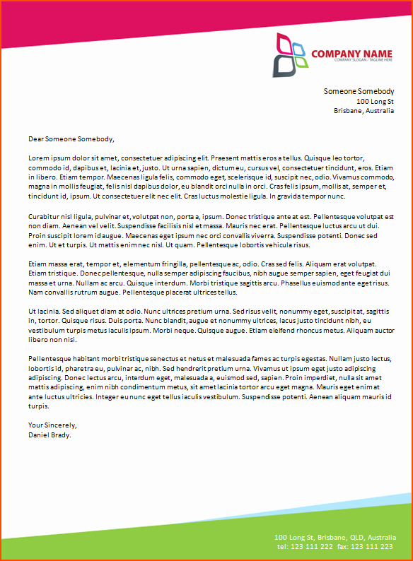 6 Microsoft Word Business Letter Template