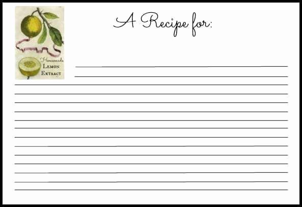 6 Recipe Card Templates Word Excel Templates