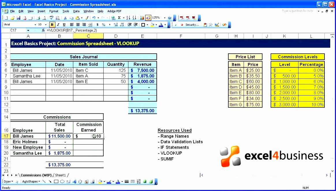 T Accounts Excel Template