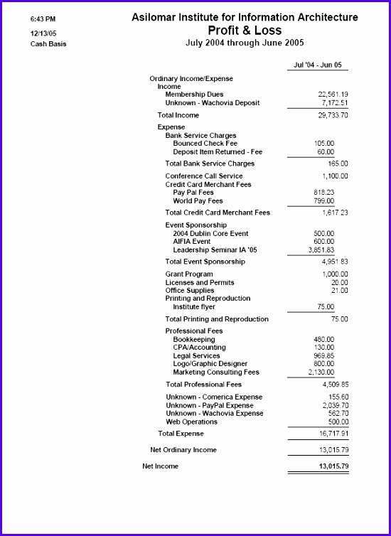 6 Treasurer Report Template Excel Exceltemplates