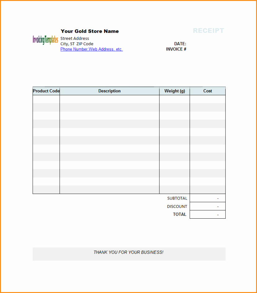 6 Word Invoice Template