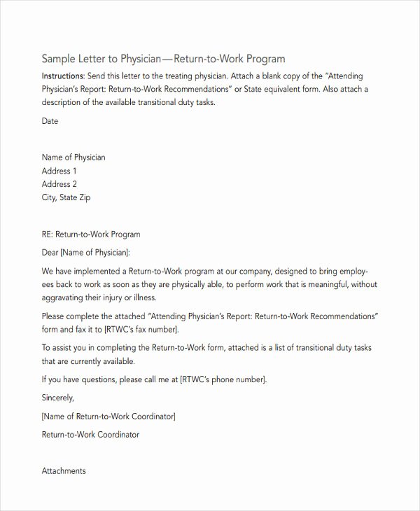 6 Work Letter Templates 6 Free Sample Example format