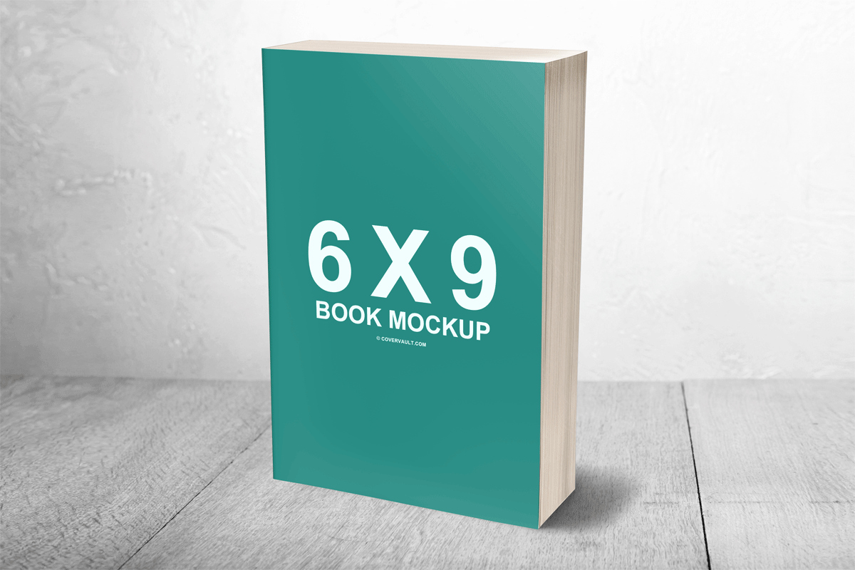 6 X 9 Mass Market Paperback 3d Book Mockup Covervault