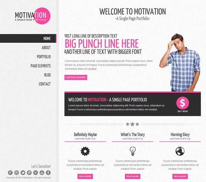 60 Best Single Page Website Templates