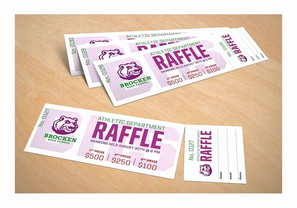 7 Best Of Avery Raffle Tickets Printable Avery