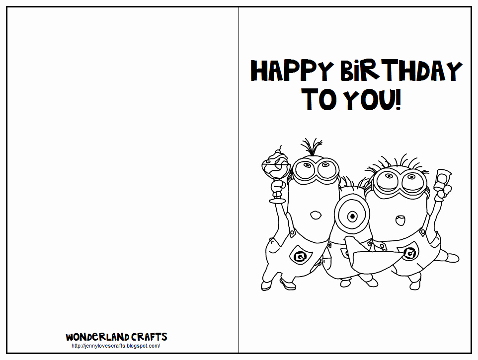 7 Best Of Black and White Printable Birthday Cards