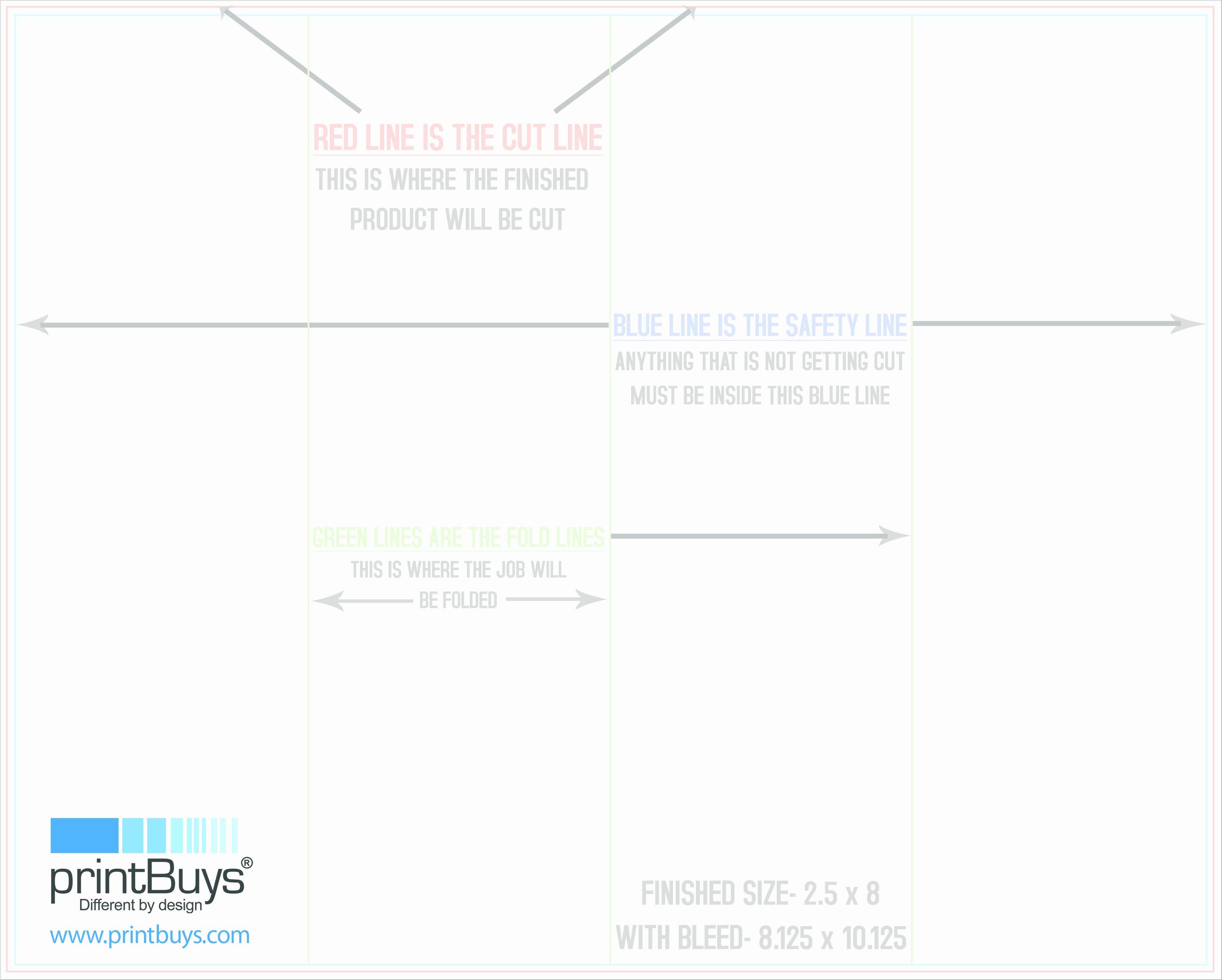 post double fold brochure template