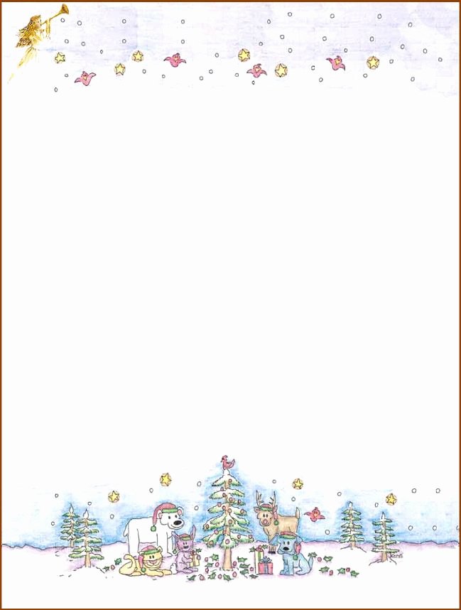 7 Best Of Free Printable Christmas Stationary