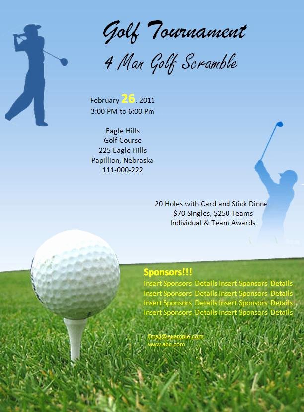 7 Best Of Free Printable Menu Templates for Golf