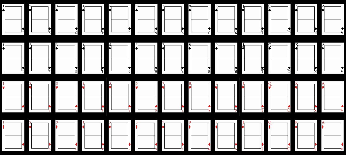 7 Best Of Playing Card Printable Templates
