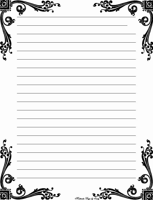  Free Printable Elegant Stationery Templates 