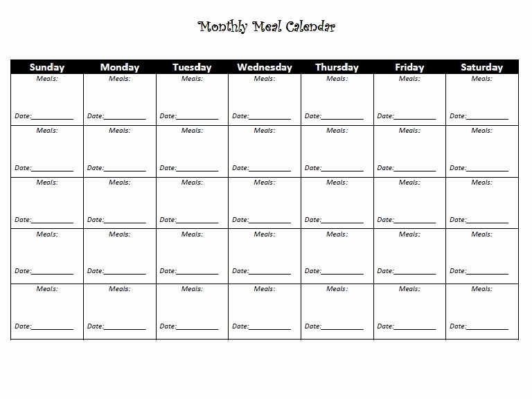 7 Best Of Printable Monthly Workout Calendar