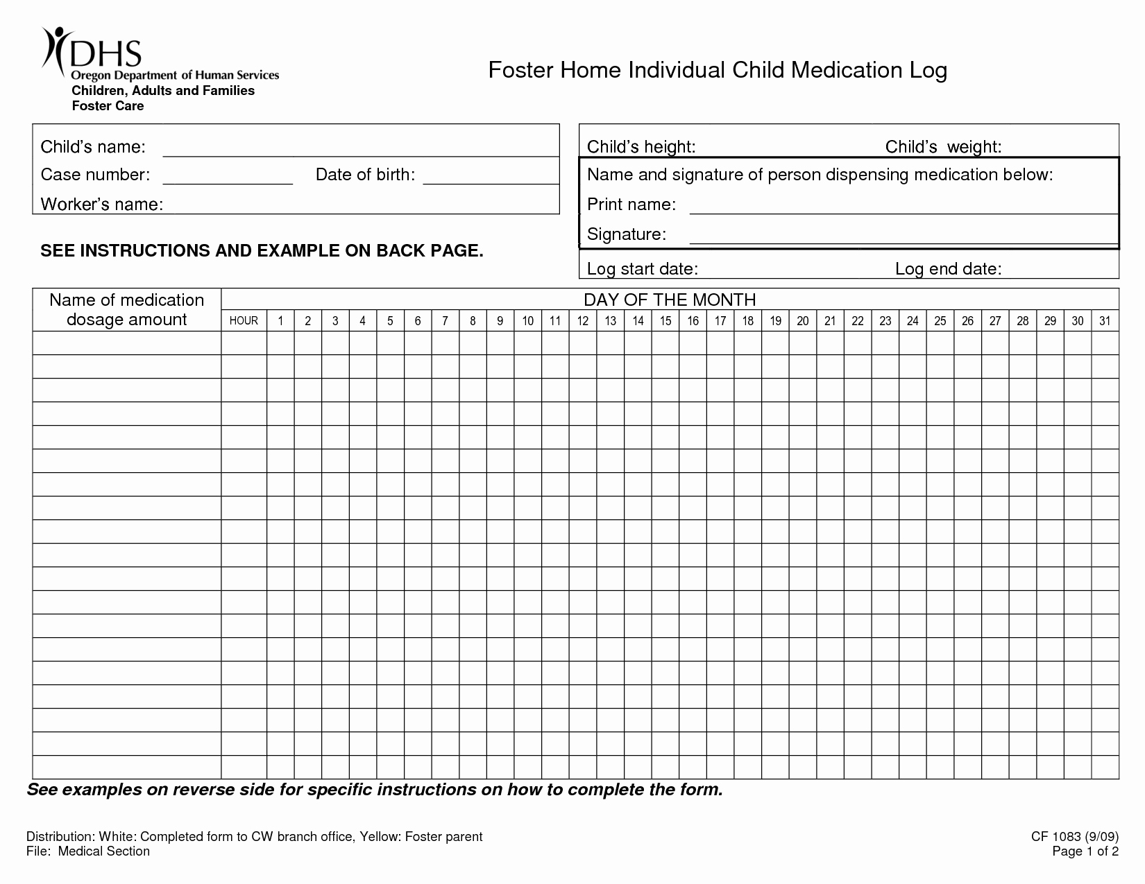 7 Best Of Printable Patient Medication Log Sheet