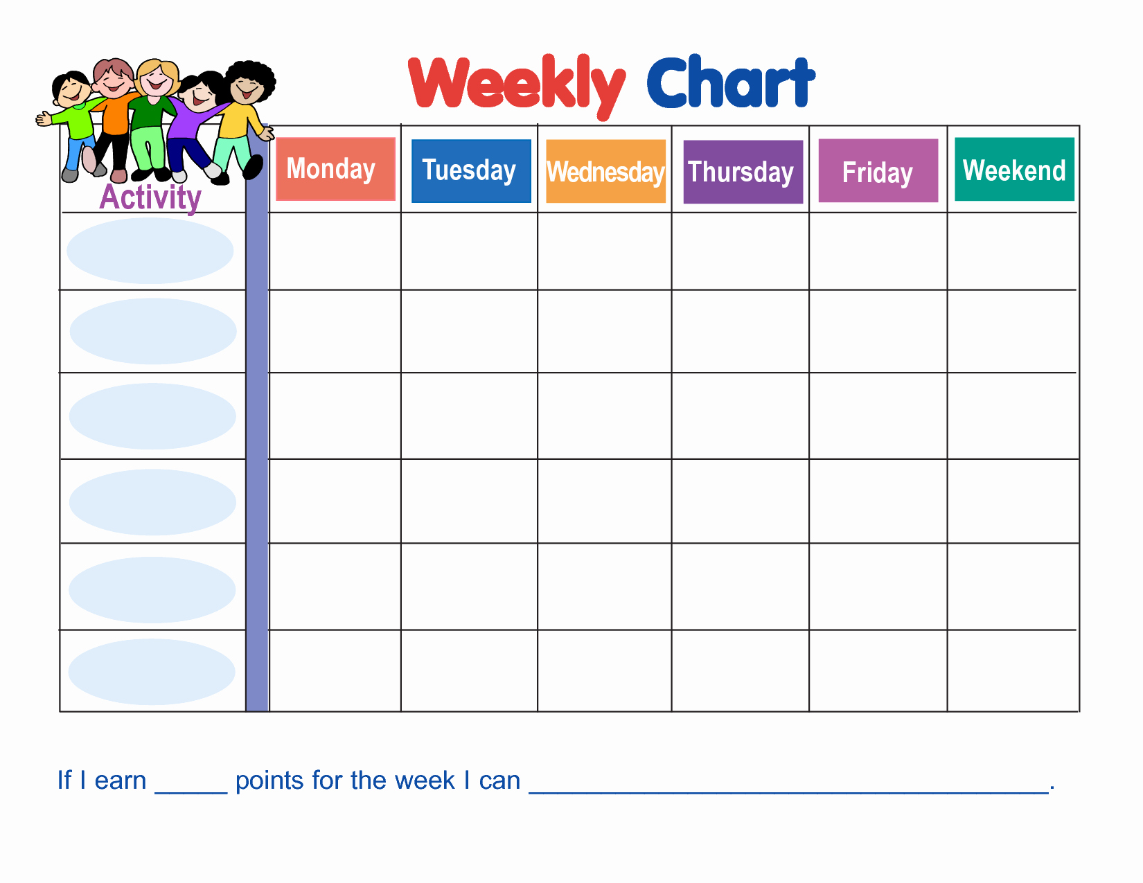 7 Best Of Weekly Sticker Charts Printable Free