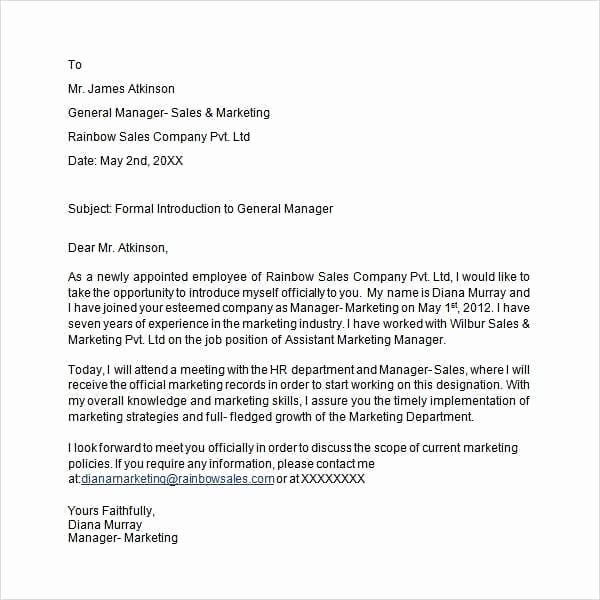 7 Business Introduction Email Templates Word Excel Pdf