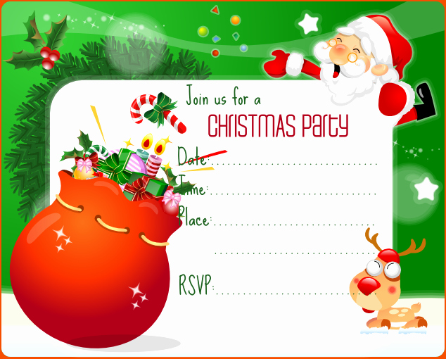 7 Christmas Invitation Template Bookletemplate