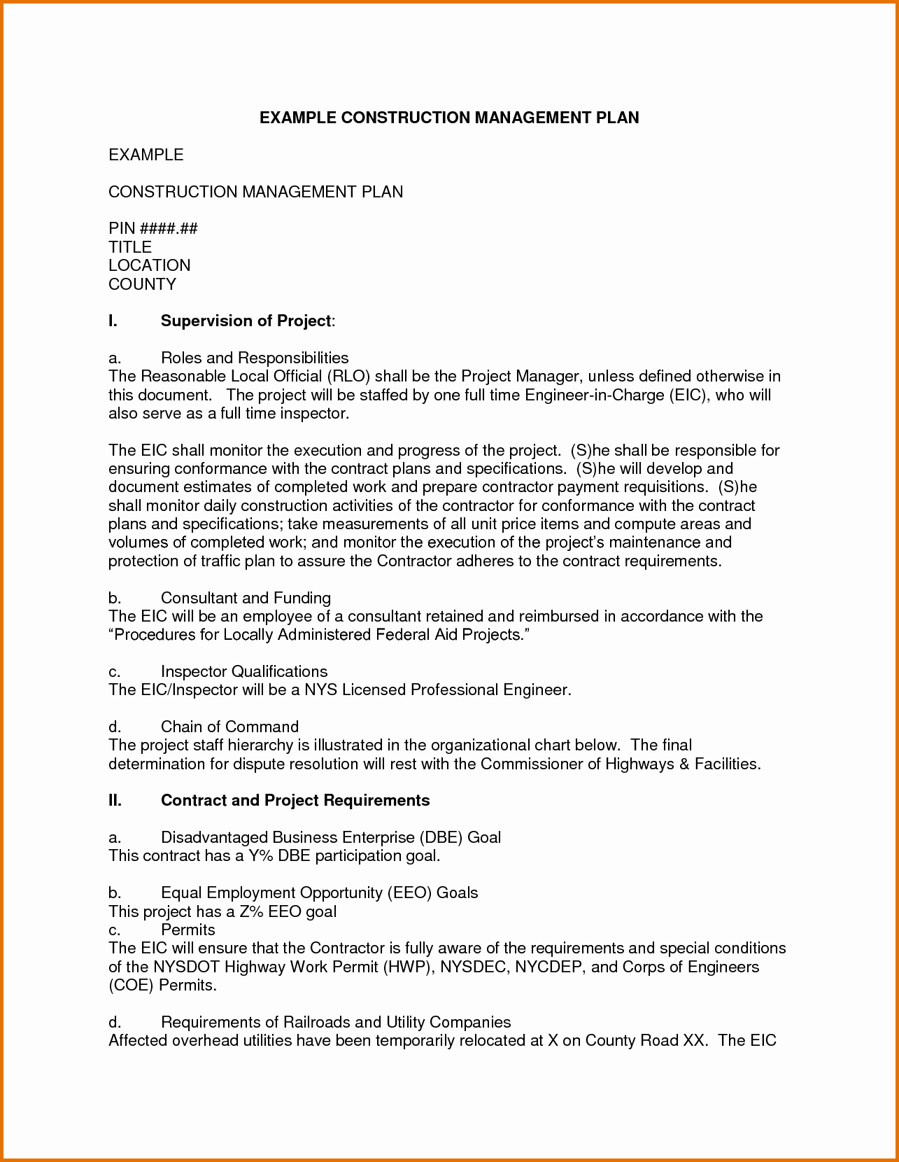 7 Construction Scope Of Work Templatereference Letters
