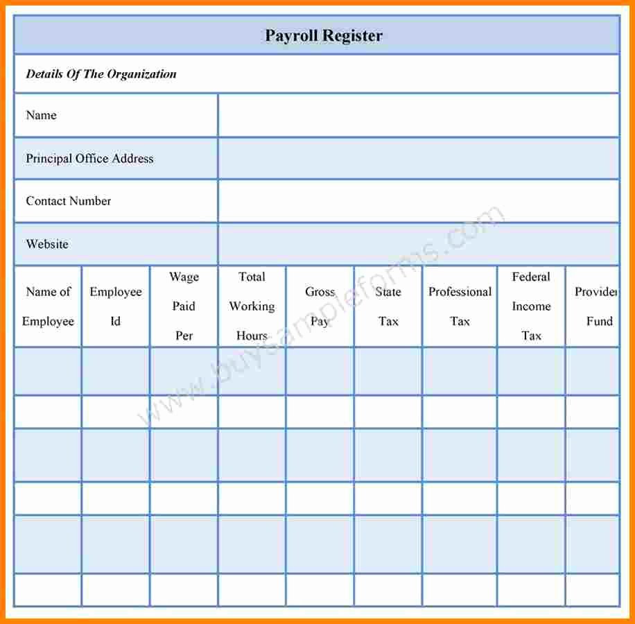7 Employee Payroll forms Free