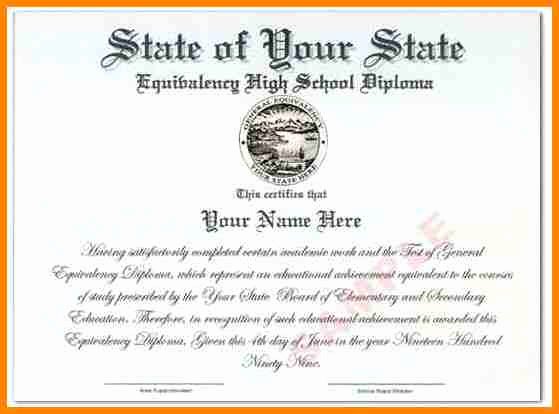 7 Ged Certificate Template
