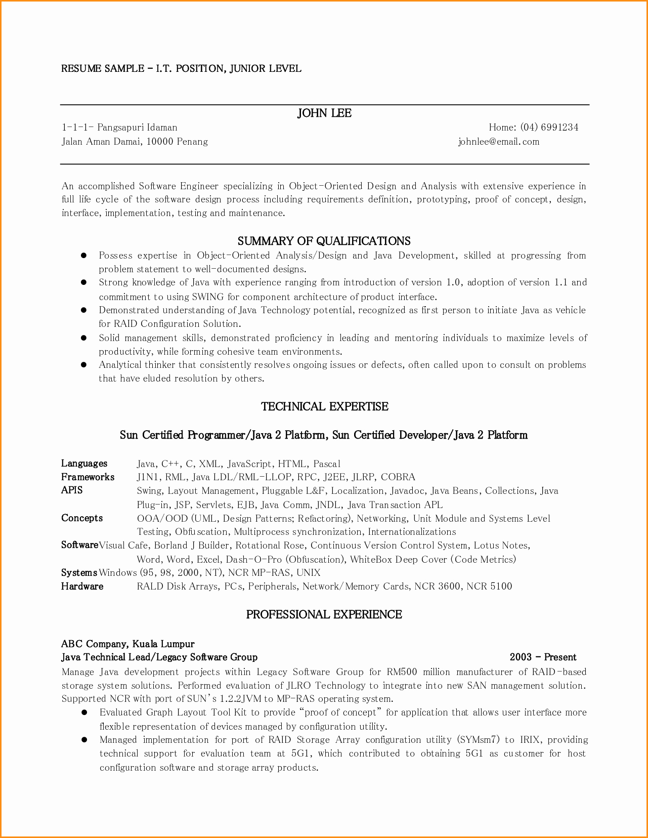 7 Good Resume Examples for First Job